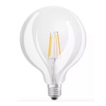 Osram SuperStar LED E27 Globe 125mm Filamento Chiara 7W 806lm - 822-827 Dim to Warm | Dimmerabile - Sostitutiva 60W