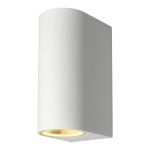 D'Lite Vossem Long Luce Da Parete Aluminium Bianca Up & Down | IP56 - Adatto Per 2x GU10 