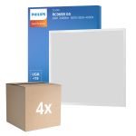 Confezione Multipack 4x Philips Pannello A LED Ledinaire RC065B 28W 3400lm - 830-835-840 CCT | 60x60cm - UGR <19