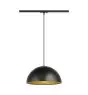 SLV Luce A Binario Luce Pendente Forchini M 40 1-Fase Acciaio Nero | Adatto per 1x E27 