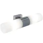Nordlux Tangens Luce Da Parete Vetro e Metallo Cromo | IP44 - Adatto per 2x E14